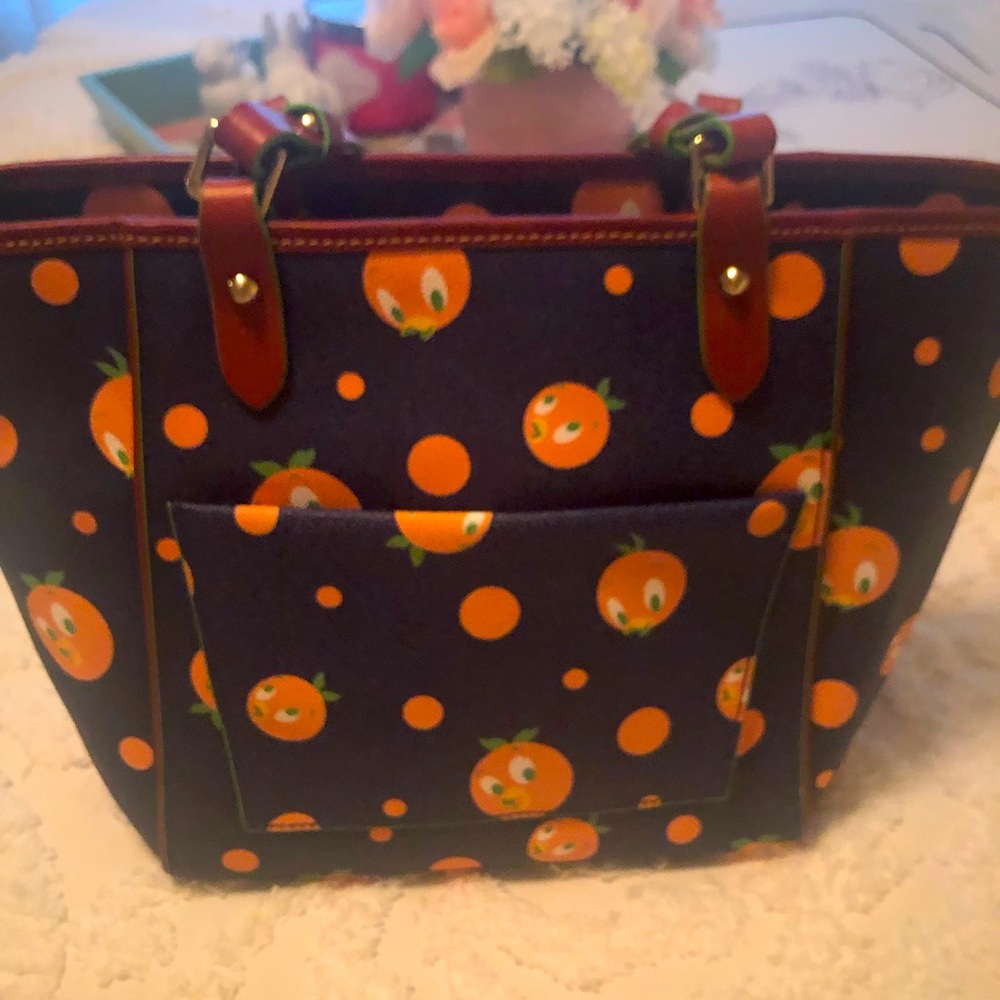 Retired Orange Bird Dooney & Bourke Medium Tote
